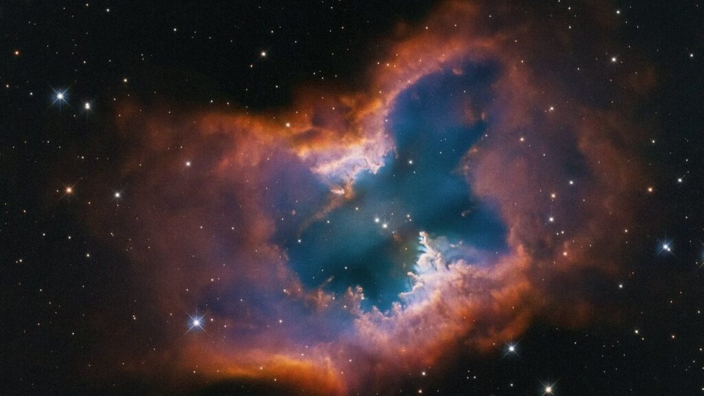 Hubble Telescope snaps stunning portraits of Mars, a celestial moth and more in spectacular 35th anniversary photos