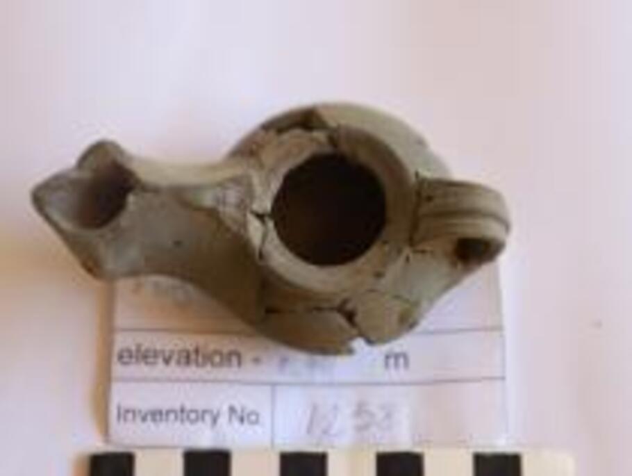 This oil lamp, discovered in 2024, was reconstructed and was last used over 2,000 years ago. Credit: Cal Poly Humboldt
