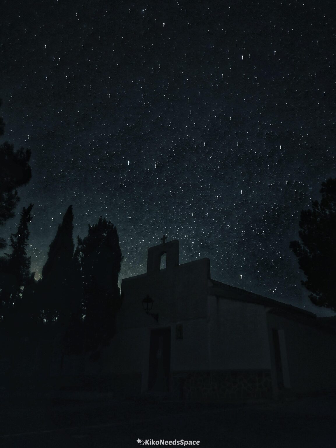 The blackout got rid of all light pollution, I took the opportunity to take some photo