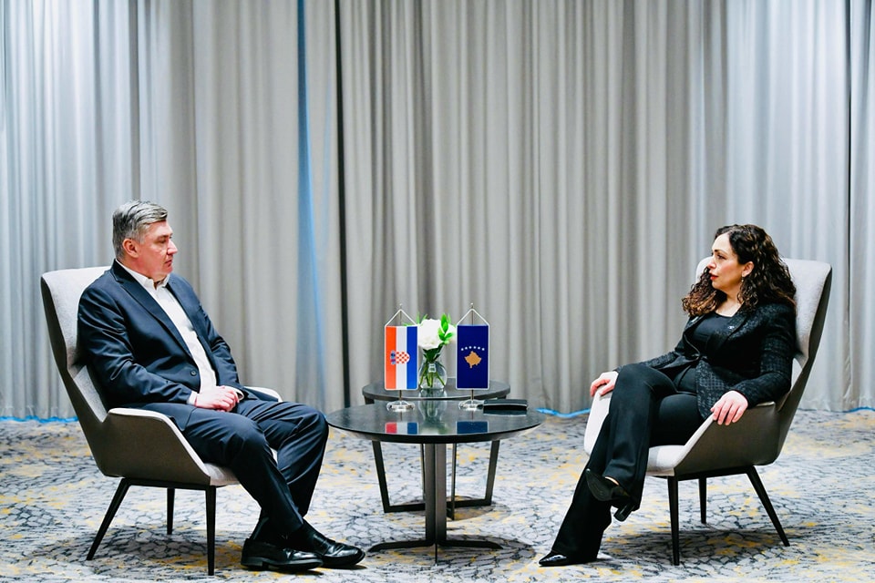Osmani Meets President Milanović: Croatia, a Valuable Ally of Kosovo