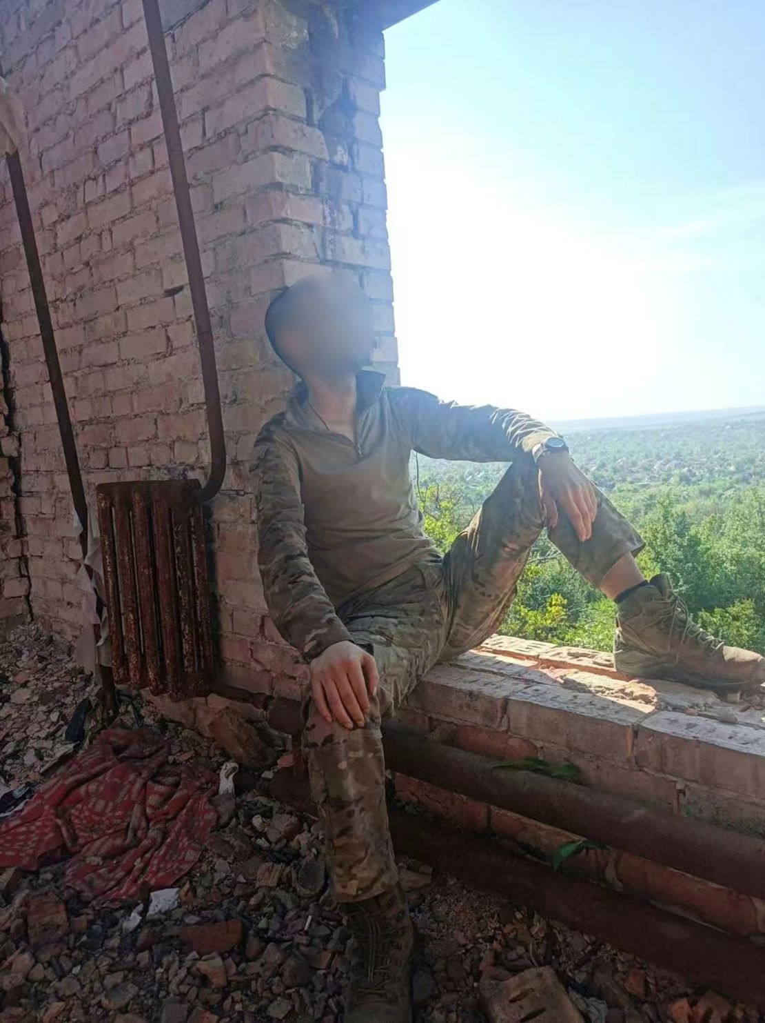 A Chinese man who fought for Russia, who CNN has chosen not to name