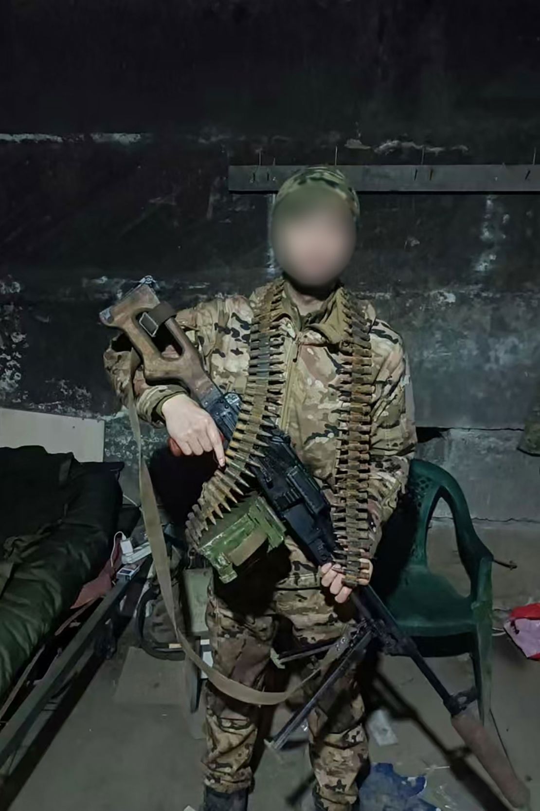 A Chinese man who fought for Russia, who CNN has chosen not to name
