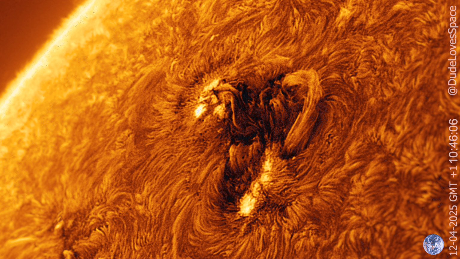 Insanely Active Sunspots Captured With My Backyard Telescope - Close Up View!