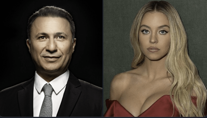 🚨Former Prime Minister Nikola Gruevski and actress Sydney Sweeney are reportedly dating