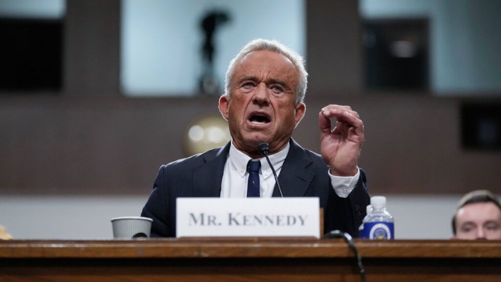 Senate health panel asks RFK jr. to testify on HHS shake-up Robert F. Kennedy Jr., President Donald Trump's choice to be Secretary of Health and Human Services, appears before the Senate Finance Committee for his confirmation hearing, at the Capitol in Washington, Wednesday, Jan. 29, 2025. (AP Photo/Ben Curtis, file)