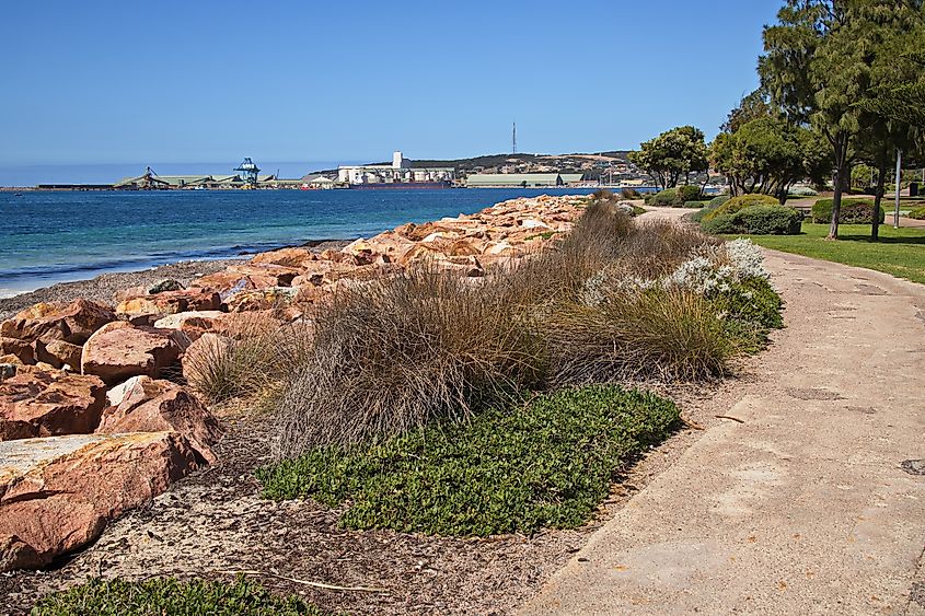 The coastline of Esperance, Western Australia.