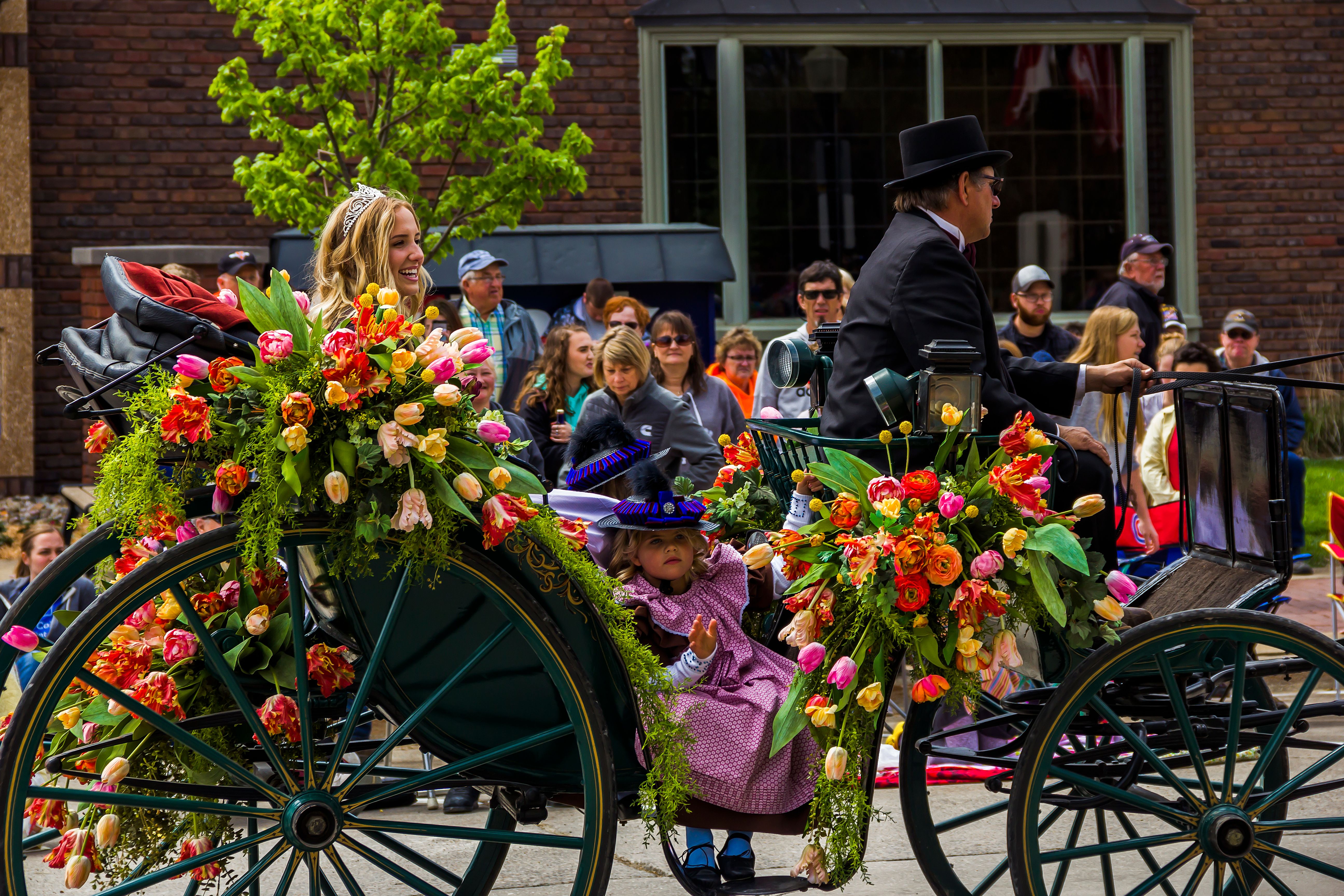 Tulip Time Festival in Pella, Iowa, USA