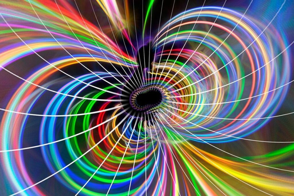 Black holes may be 'supermazes' of many-dimensional strings