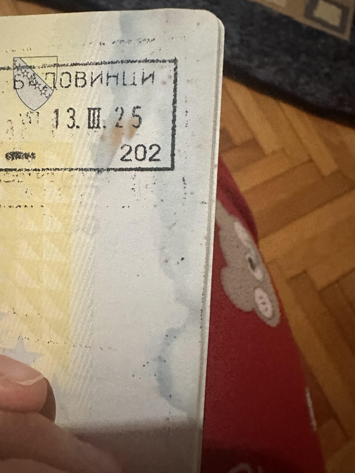 Wet passport