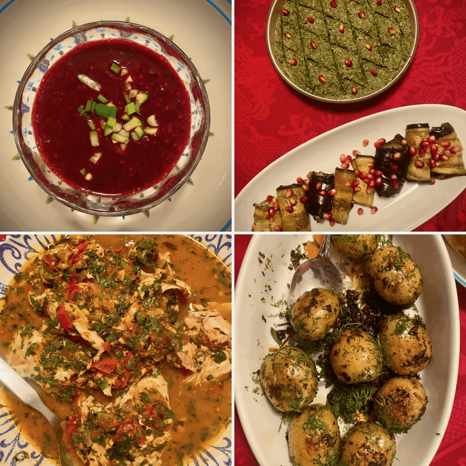 Dishes from Georgian dinner I made