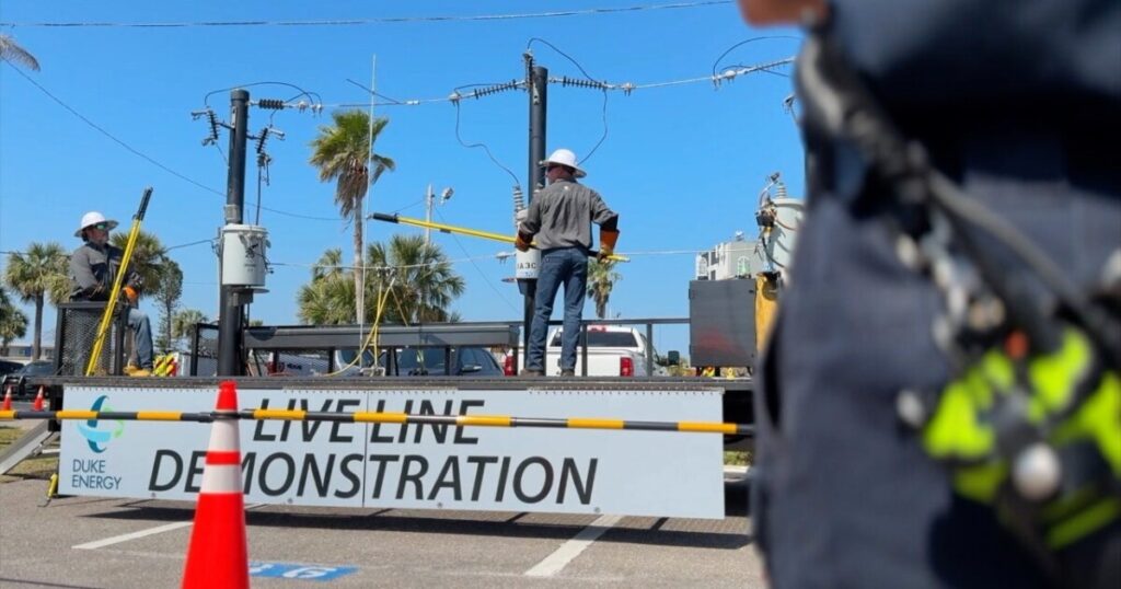 Duke Energy helps train Pinellas County first responders on electrical safety