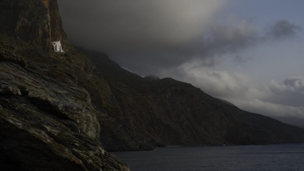 A monk joyously pursues his 5-decade mission in a cliffside monastery