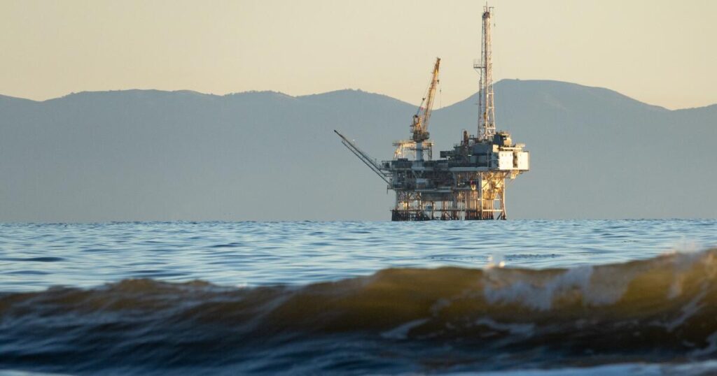 A Texas oil firm is pushing revive drilling off Santa Barbara
