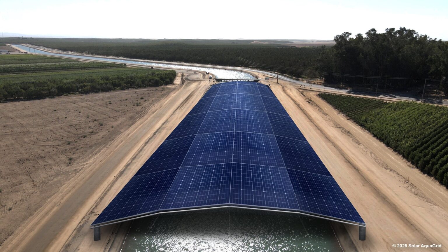 California's initiative to cover its canals with solar panels hits another green light