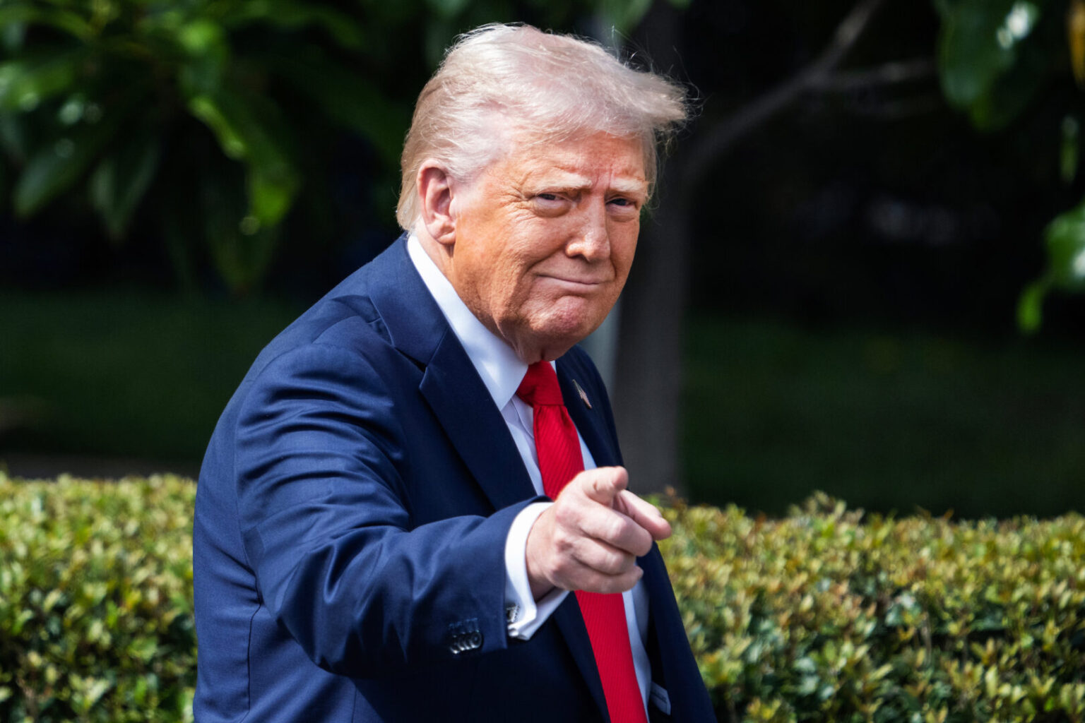 President Donald Trump is seen at the White House on April 14. Republicans’ advantage on economic issues is beginning to slip just as Washington turns to the 2026 election, Winston writes.