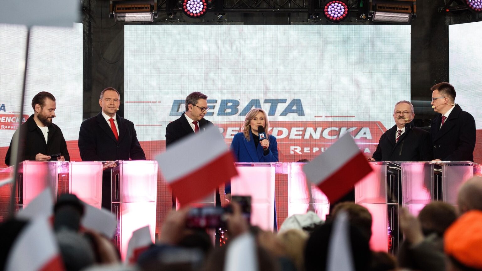 Poland's divisions on display as presidential candidates bicker in a live TV debate