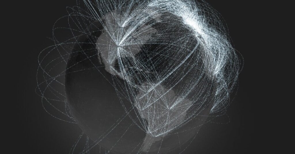Awesome Article Visualising Global Migration by The New York Times (based on Data from Meta)