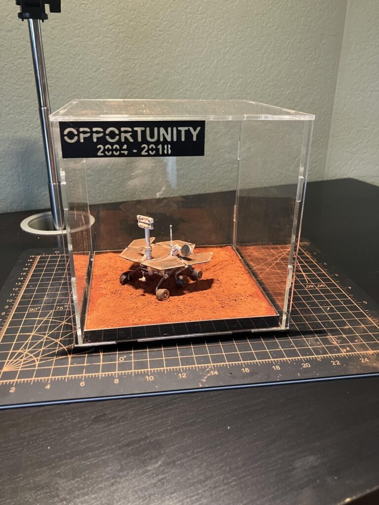 My Opportunity diorama I made from scratch.
