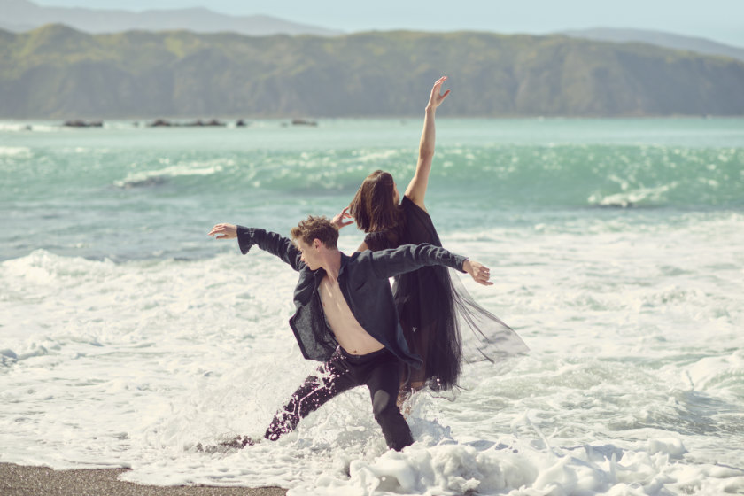 NZDC artist Stella Clarkson and RNZB principal Joshua Guillemot-Rodgerson