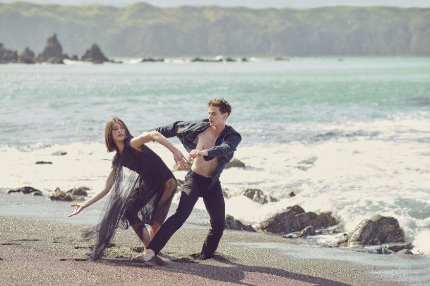 NZDC artist Stella Clarkson and RNZB principal Joshua Guillemot-Rodgerson