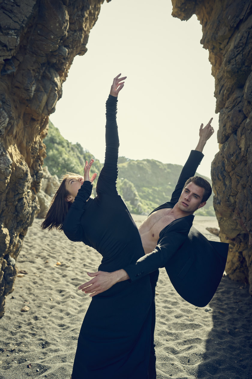 NZDC artist Stella Clarkson and RNZB principal Joshua Guillemot-Rodgerson