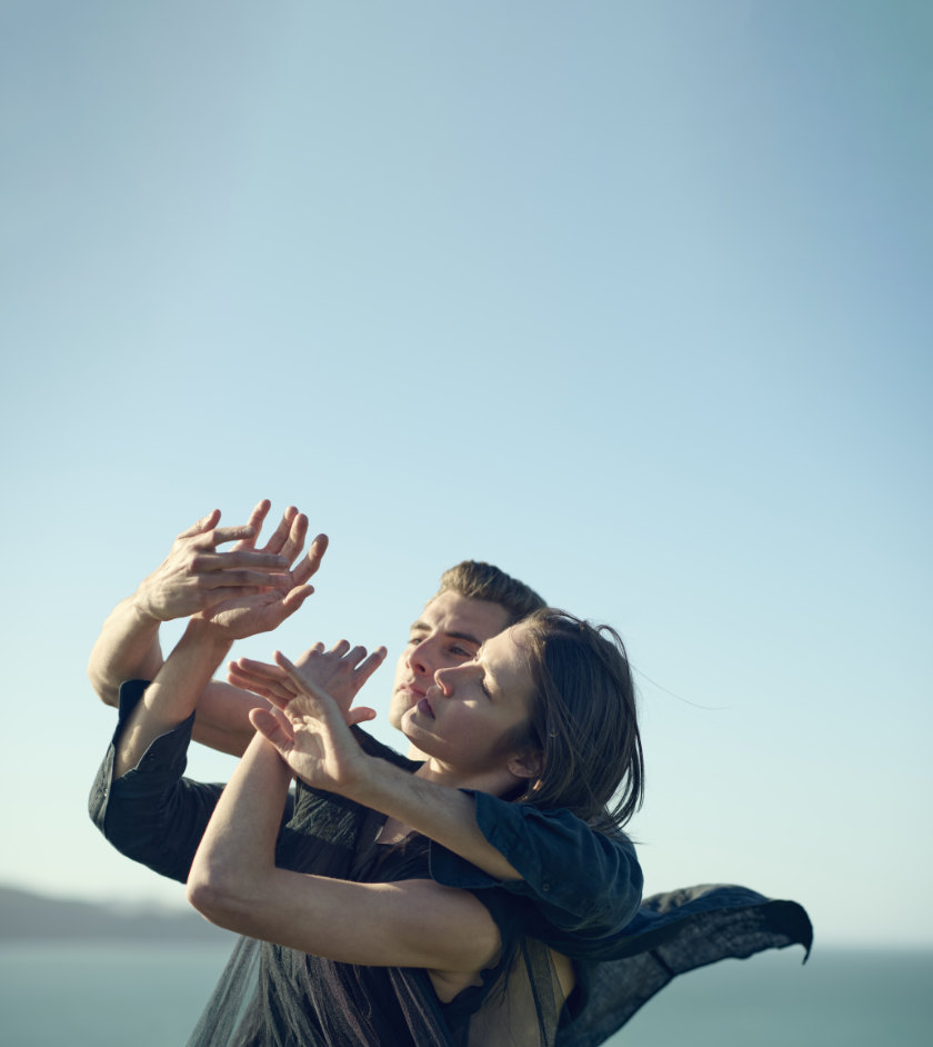 NZDC artist Stella Clarkson and RNZB principal Joshua Guillemot-Rodgerson