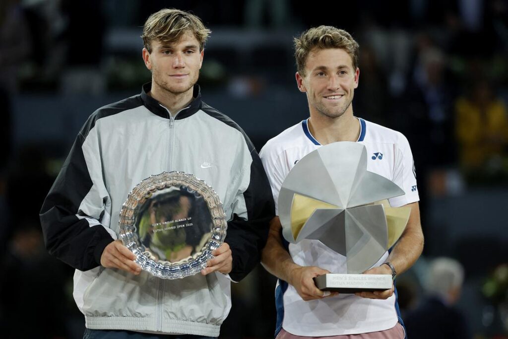 Ruud beats Draper to win Madrid Open and claim maiden Masters The Straits Times logo