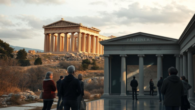 Representative Image (AI) Clooney says confident Parthenon Marbles will return to Greece