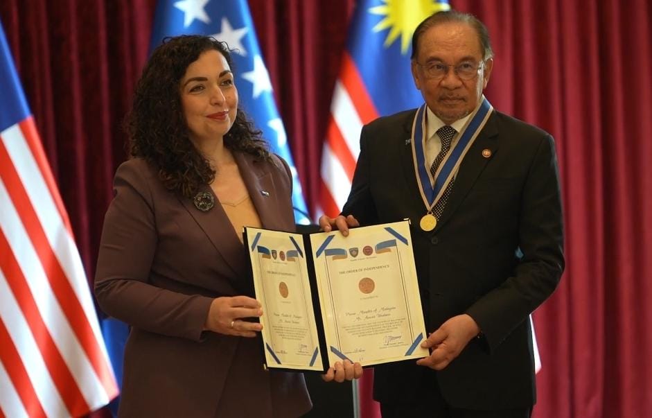 PM Anwar conferred Kosovo’s highest civilian honour for supporting nation’s independence