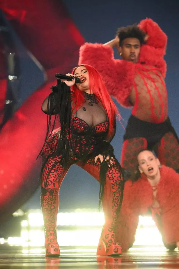 Woman singing