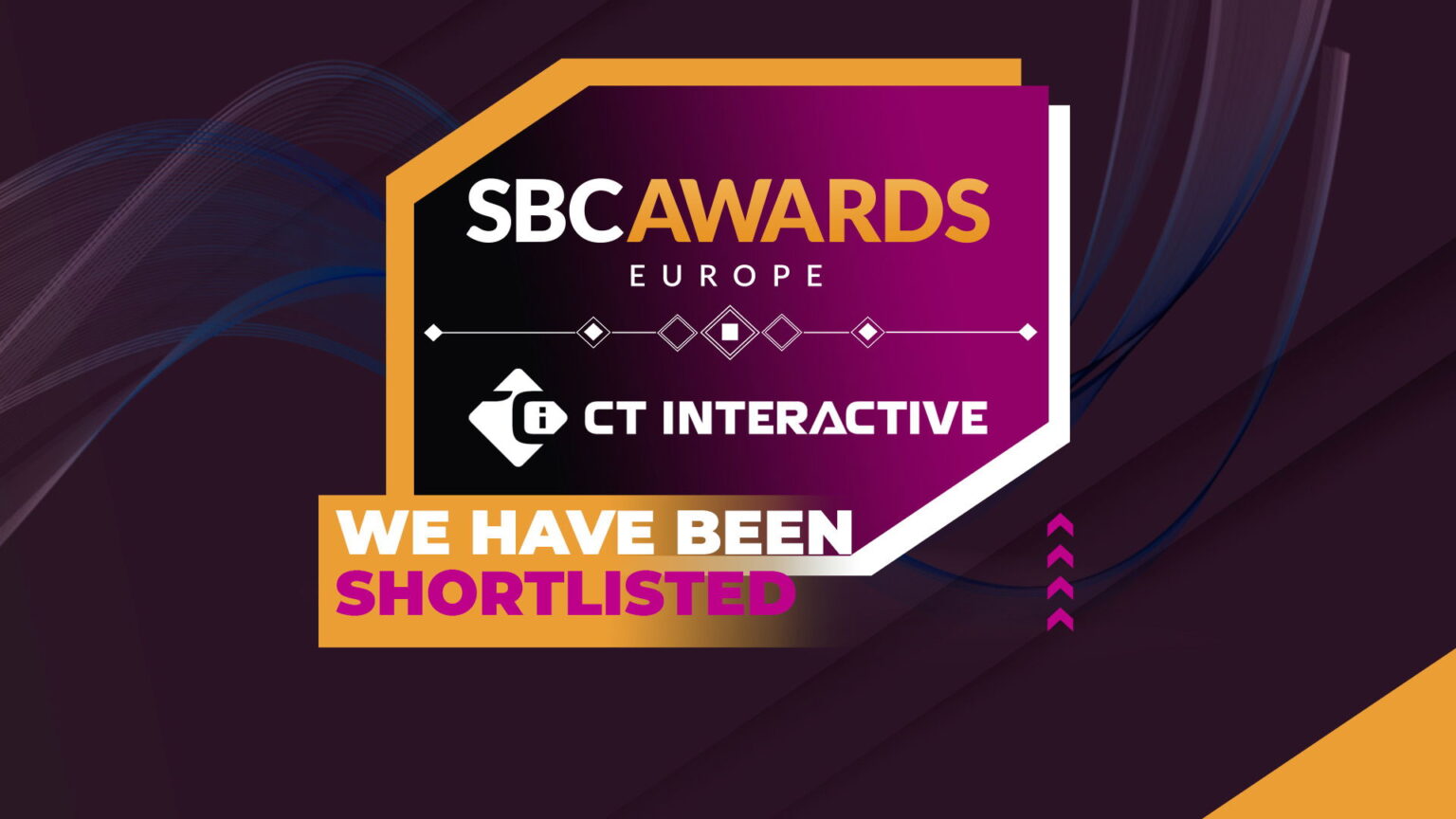 CT Interactive shortlisted for Best Exclusive Game Partnership at SBC Awards Europe in Malta