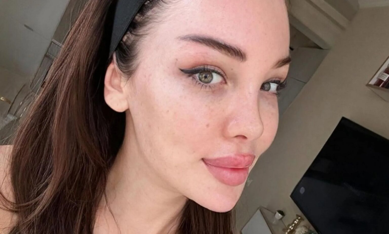 A selfie of Kesaria Abramidze.