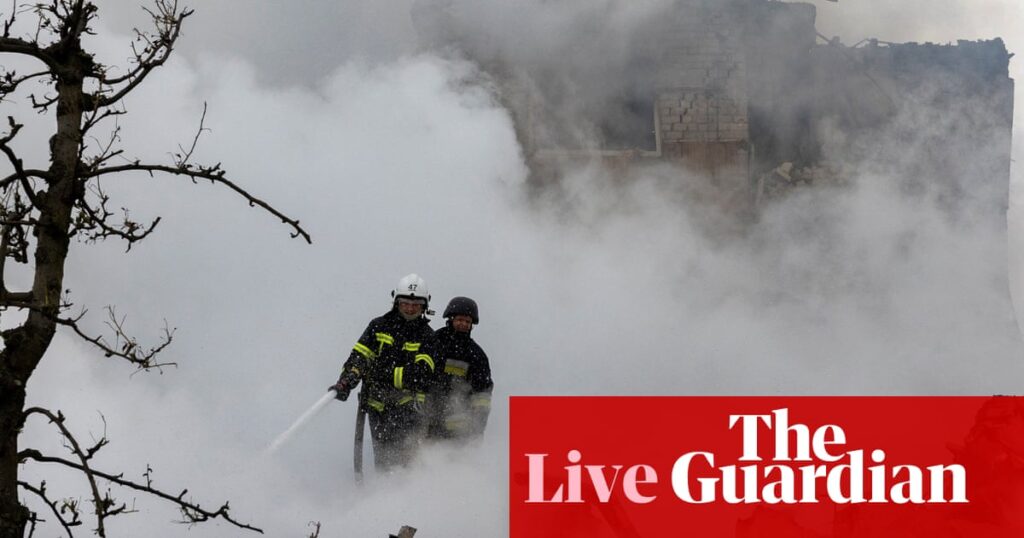 Ukraine war live: At least 12 killed in Russia’s largest air attack to date | World news