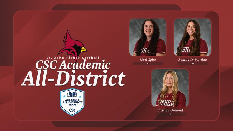 DeMartino, Ormond, Spitz Earn College Sports Communicators Academic All-District Honors For Third Year In A Row