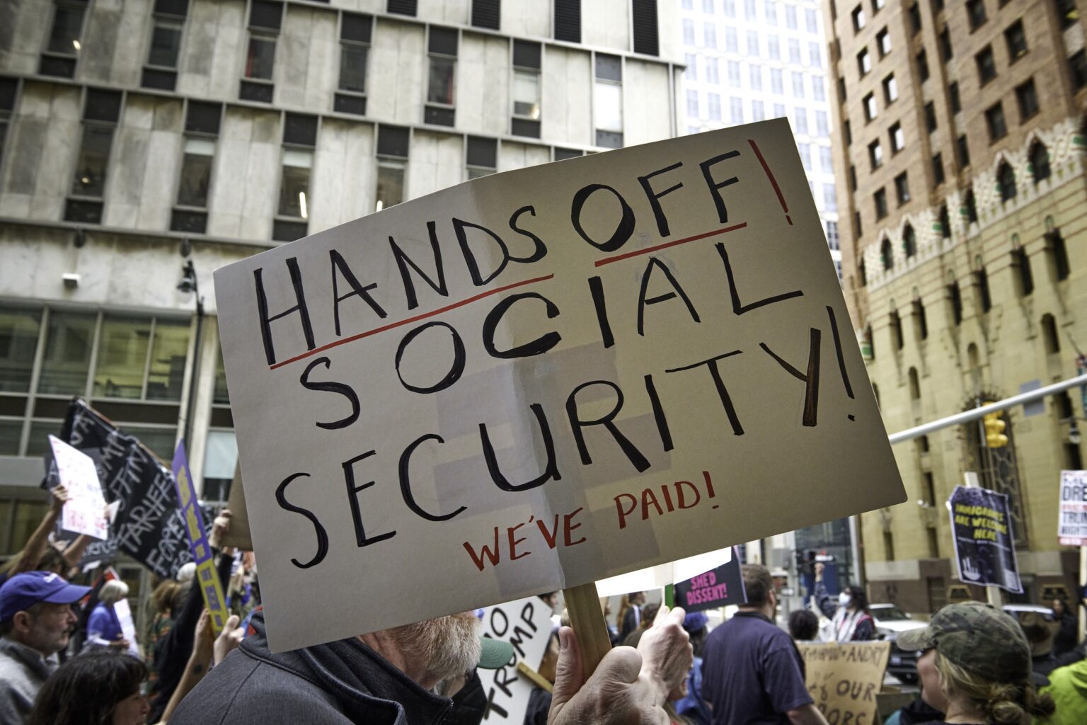 Social Security sign