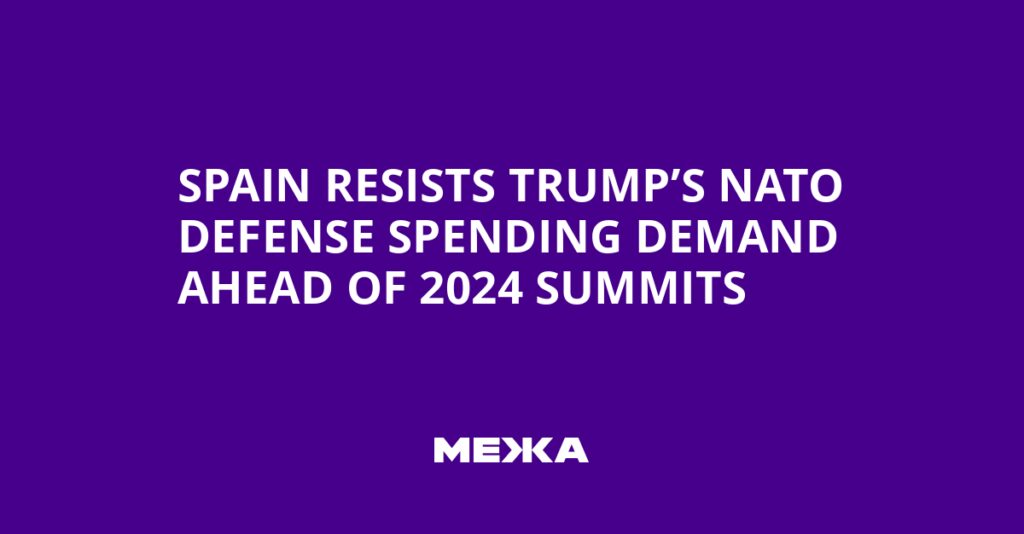 Spain Resists Trump