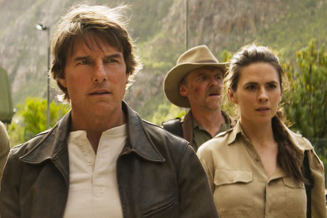 Paramount Pictures and Skydance Tom Cruise and Hayley Atwell in a 'Mission: Impossible - The Final Reckoning' scene