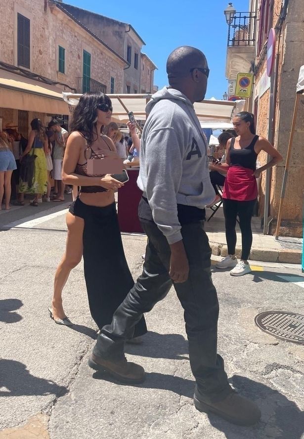Kanye and Bianca out in Mallorca