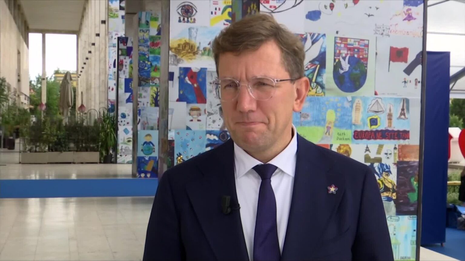 Watch Estonia's Michal Says Pressure Has to Stay on Russia
