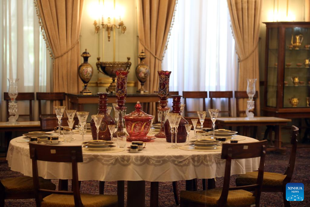 View of Mellat Palace Museum in Iran-Xinhua