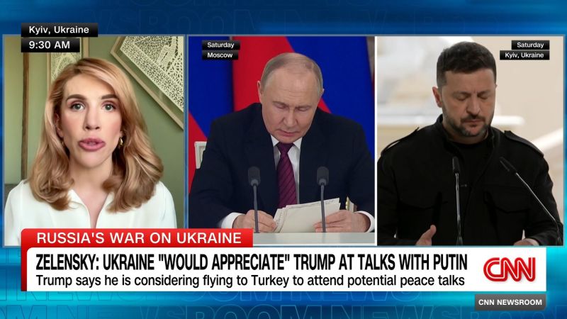 Zelensky insists he will only join Ukraine-Russia talks in Turkey this week if Putin is present Zelensky insists he will only join Ukraine-Russia talks in Turkey this week if Putin is present
