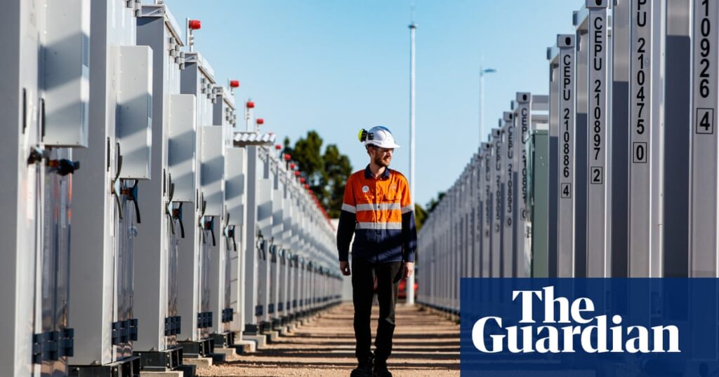 Investment in big batteries booms as Australia’s energy transition gathers pace | Energy