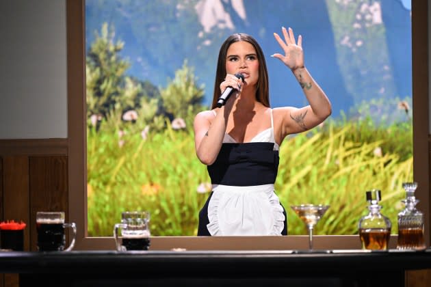 Maren Morris performs on 'The Tonight Show.' - Credit: Todd Owyoung/NBC via Getty Images