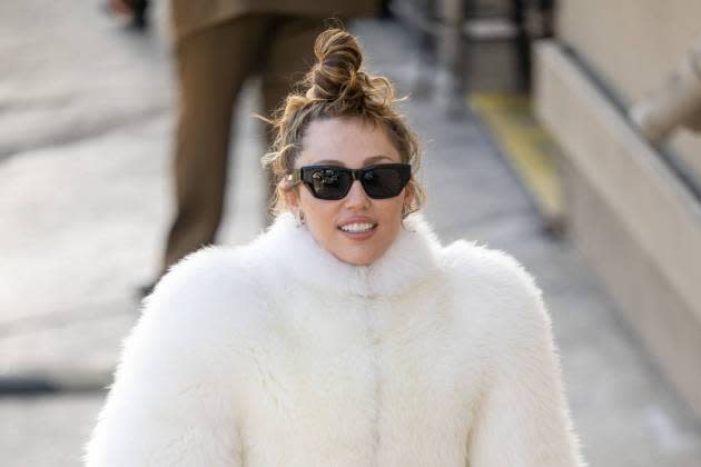 Miley Cyrus on May 22, 2025 in Los Angeles, CA. - Credit: RB/Bauer-Griffin/GC Images