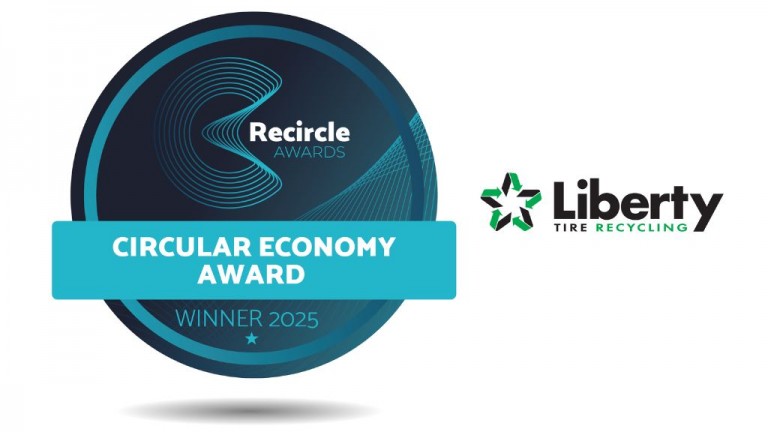 Liberty Tire Recycling honoured for circular economy innovation Liberty Tire Recycling honoured for circular economy innovation