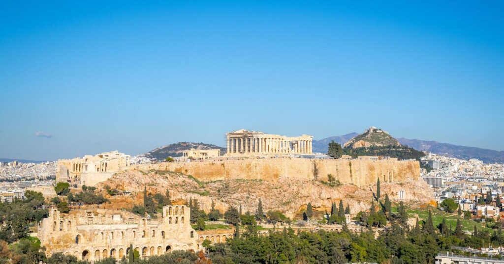 Greece files lawsuit against Adidas for ‘kicking’ Acropolis advert | UK | News Greece files lawsuit against Adidas for 'kicking' Acropolis advert | UK | News