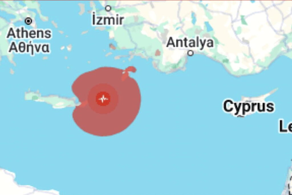 6.1 magnitude earthquake reported near Kasos, Greece; tsunami warning issued 6.1 magnitude earthquake reported near Kasos, Greece; tsunami warning issued