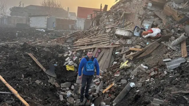 Image of volunteer emergency worker Denys Naumov