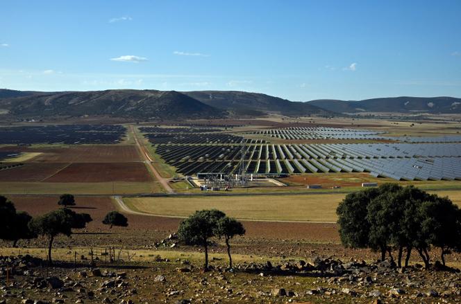 Picon I photovoltaic solar park, in the Castilla-La Mancha region of Spain, July 6, 2023.