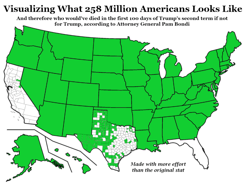 [OC] 258 Million Americans Visualized